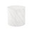 Shear Side Table, Oval, White Stone