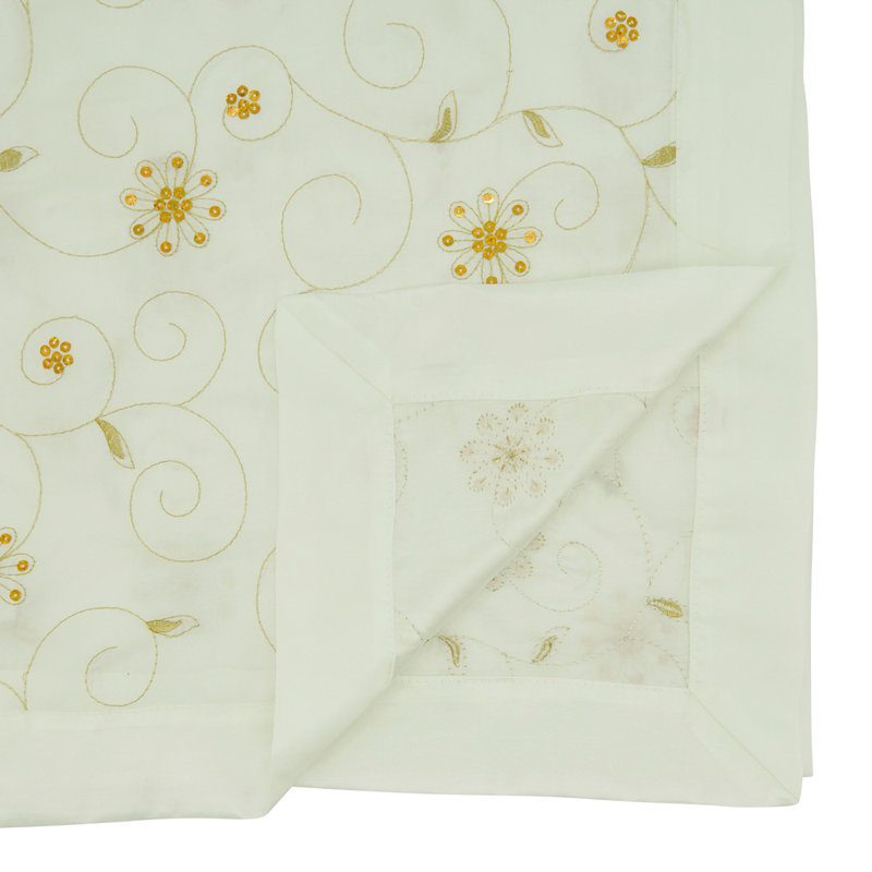 Raycliff Table Runner, Ivory, 72" L x 16" W