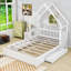 Grand lit plateforme avec tiroirs de rangement-504290094