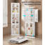 Armoire de rangement de salle de bain autoportante de 63,78 po de hauteur avec tablettes ajustables