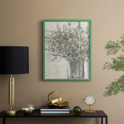 Impression encadrée Dry Elegance II - bois massif