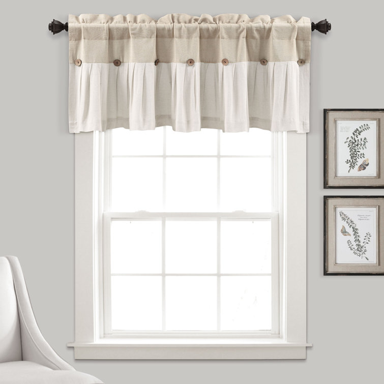 Linen Tailored Window Valance
