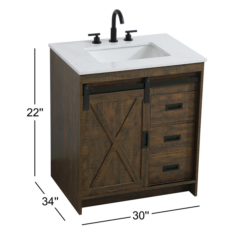 Boden 30 inch Single Bathroom Vanity, Expresso