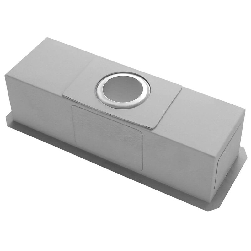 Ruvati 23" x 8" Bar Prep Sink Narrow Trough Undermount 16 Gauge Stainless Steel Single Bowl - , 8" L x 23" W