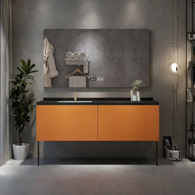 Modern simple light luxury bathroom cabinet
