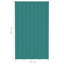 Panneau de toit vidaXL 12 pièces vert 31,50 x 17,72 po en acier galvanisé-130557519-130557523-130557525