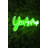 Flexible Neon LED Lighting Strips, Waterproof IP67, Green, 14.2 x 27.2 x 0.8 inches | PVC Foam Template, 12V 4A Adapter, 8W-10W/meter | Perfect for Home Decor, Parties, and Creative Projects-106119855