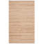 Tapis rayé en laine / jute / coton tissé à la main Edney - brun / beige-424437042