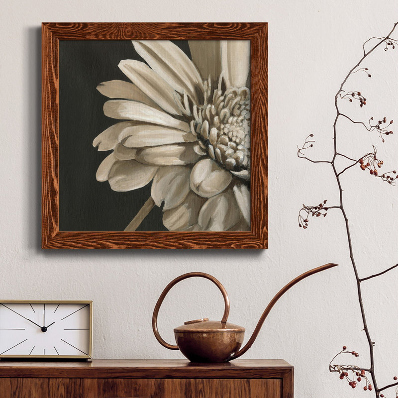Classical Blooms IV - Art mural, H 35,5 po x l 35,5 po x P 1,5 po, Érable