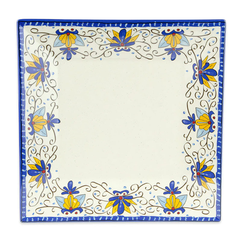 ML-92-SL - Assiette carrée 16 po