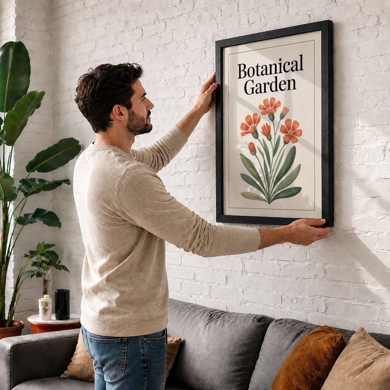 Garden Botanical - Framed Print, Unframed, A3 - 42.0 x 29.7 cm