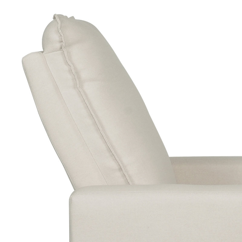 Sraar 29" Wide Manual Recliner Home Theater Recliner Chair with Cup Holder and Side Pockets, Beige