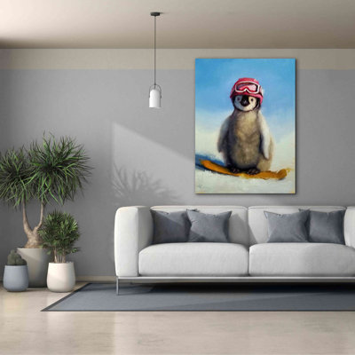 'Snowboard Chic' by Lucia Heffernan, Canvas Wall Art