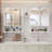 23.62" Modern Double-Arched Mirror Cabinet-134146793