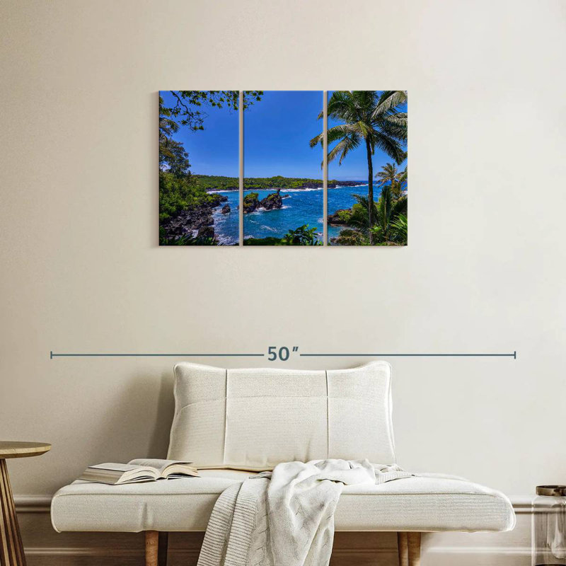 Plage de sable noir Gillard Honokalani, H 20 po x l 33 po