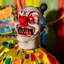 Scown Clowns de cirque Haunted Hill Farm 5,9 pi. Capteur de voix et de son clown sur tricycle, Halloween
