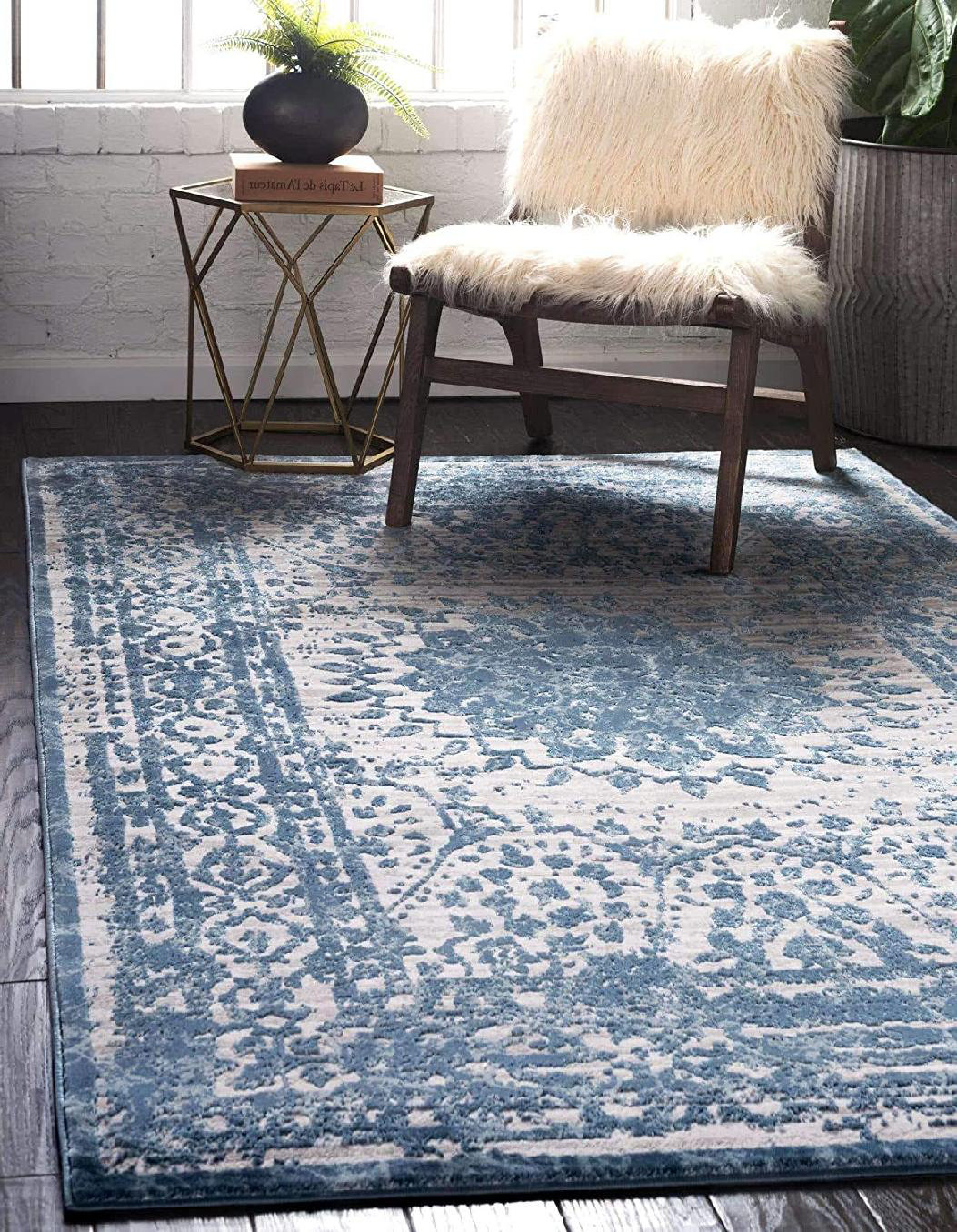 Williston Forge Artimisia Abstract Machine Woven Polypropylene Area Rug ...