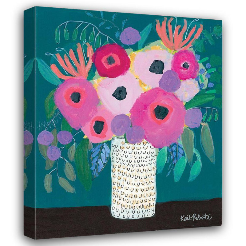 «Red Barrel Studio® Roberts, Kait Gallery», art sur toile titré: Chèvrefeuille et autres, H 44 po x l 36 po
