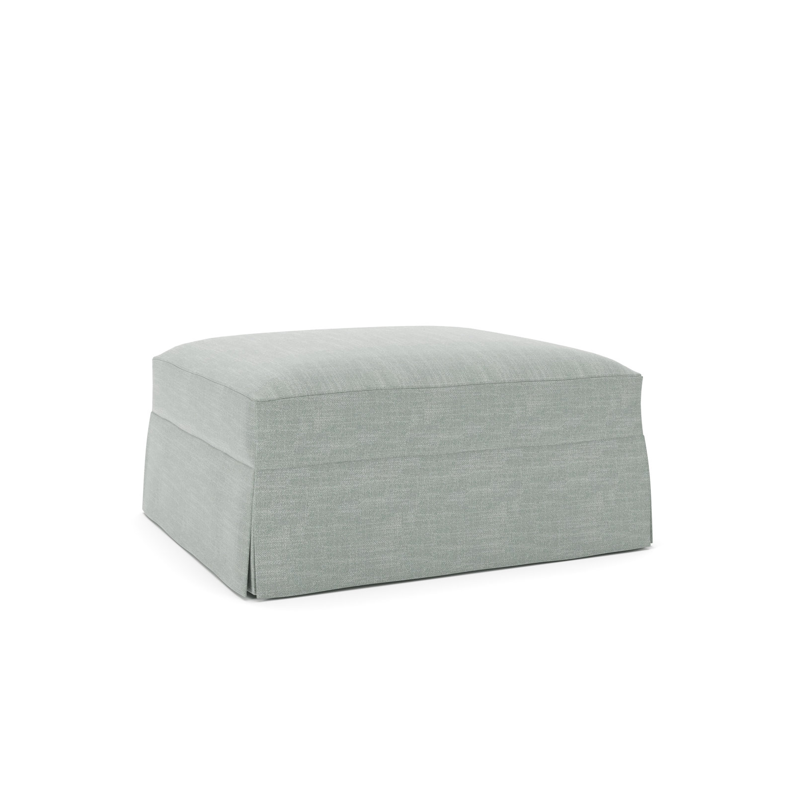 Lucia Upholstered Ottoman, Conversation Capri Basketweave