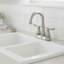 Double Handle Bathroom Sink Faucet with Drainer-63530441