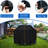 Outdoor Patio Grill Cover with Reinforced Handles & Adjustable Straps