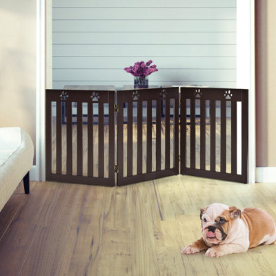 Lizbeth Wood Free Standing Pet Gate