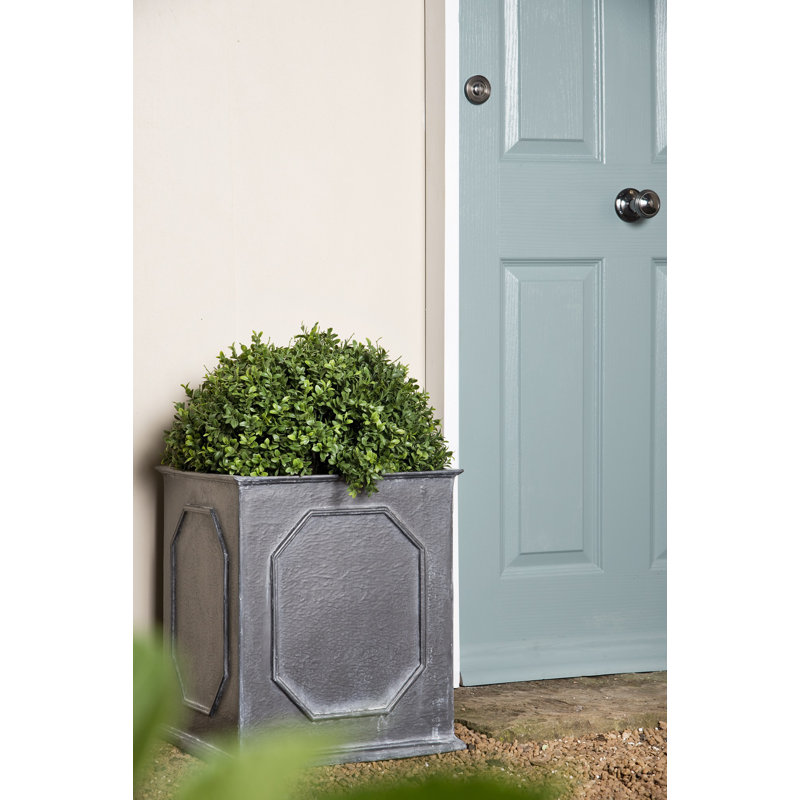 Berenice Handmade Pot Planter, Antique Faux Lead, 46 cm H x 40 cm W x 40 cm D