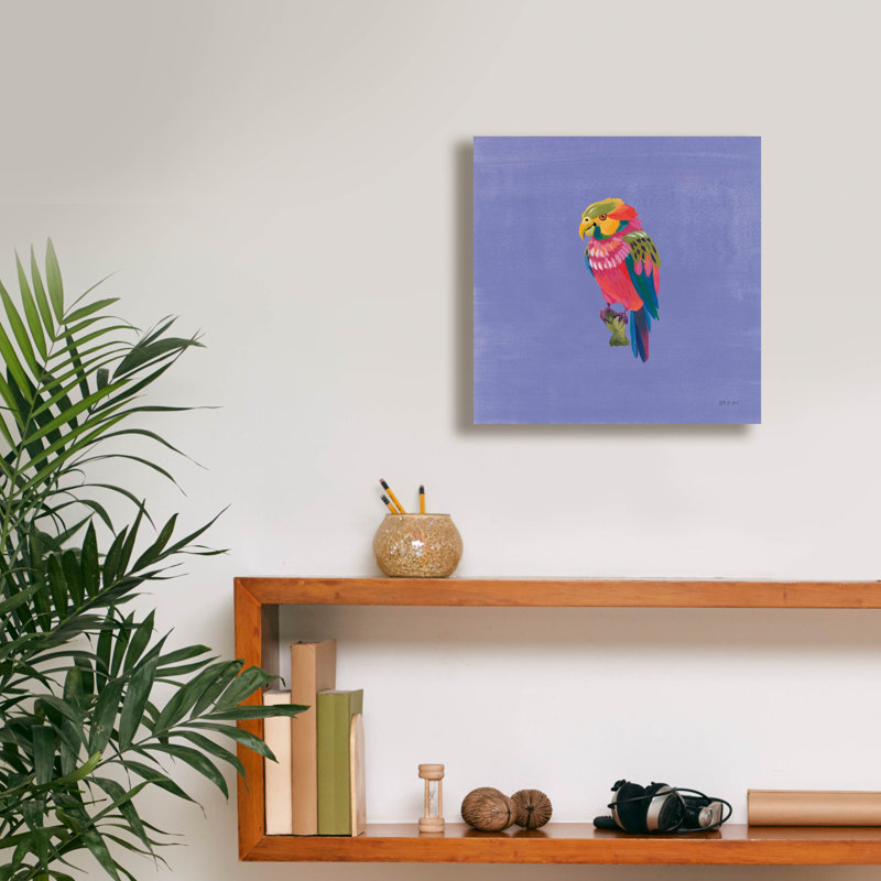"Epic Graffiti" Birds Of Paradise 2 "par Yvette St. Amant, art mural sur toile, H 12 po x l 12 po x P 0,75 po
