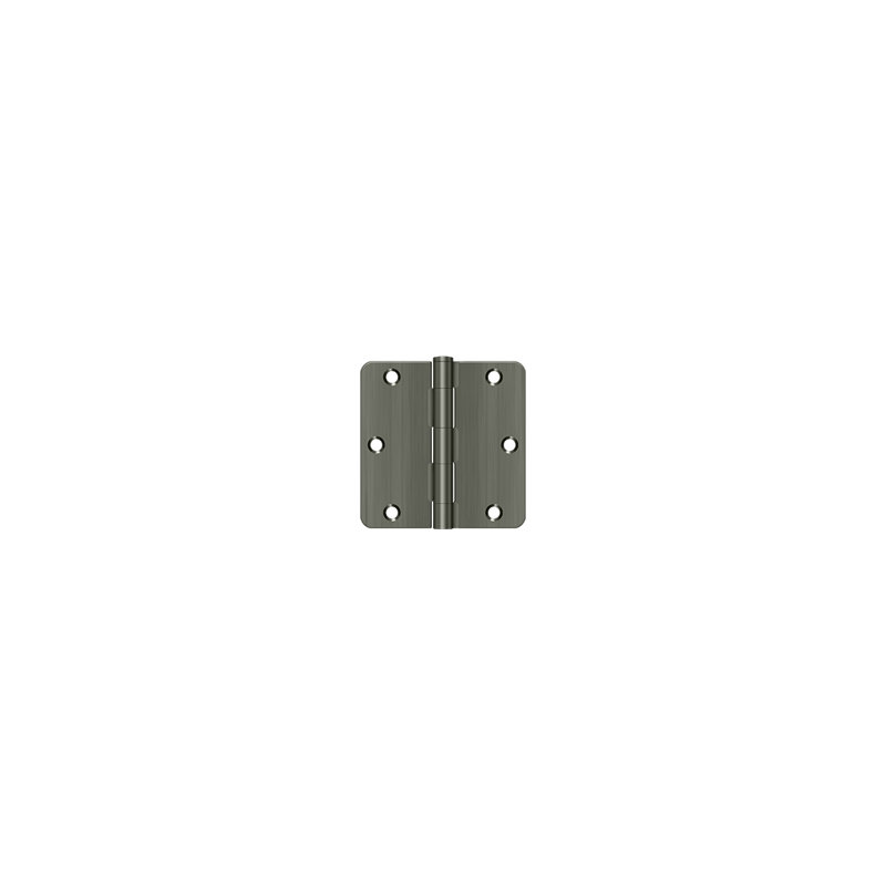 Steel Hinge, Antique Nickel