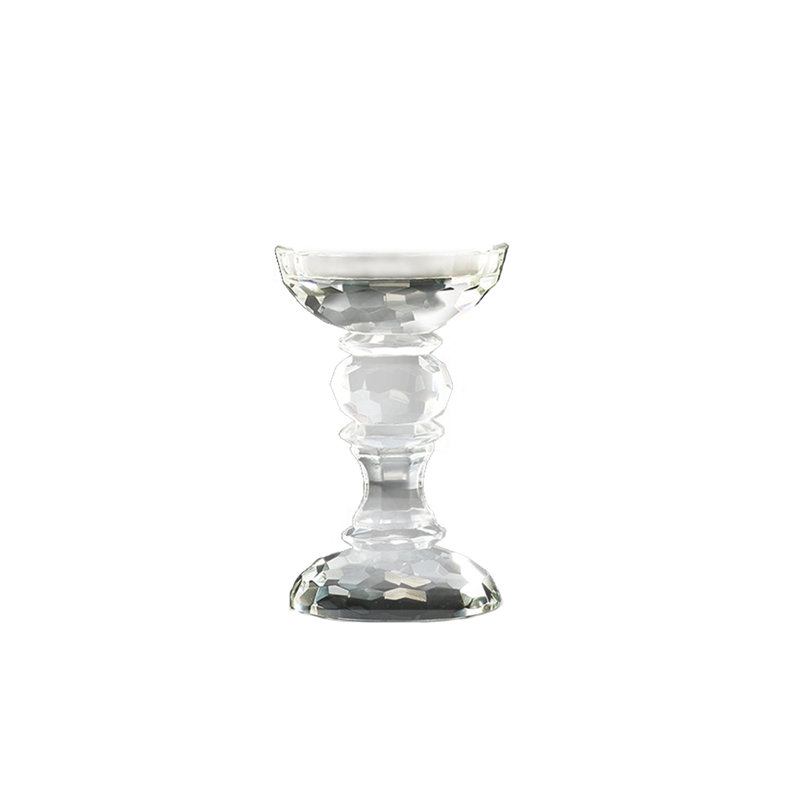 5'' H Glass Tabletop Candlestick