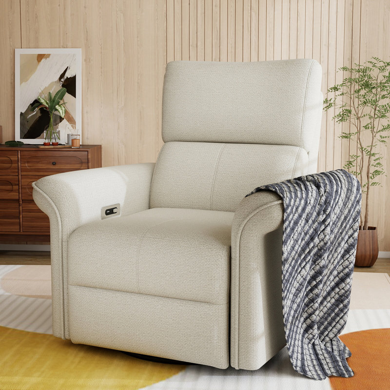 Fauteuil demi-tonneau moderne pivotant pour les salons élégants