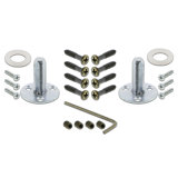 Mission Plate with Decorative Keyhole and Meadows Door Knob