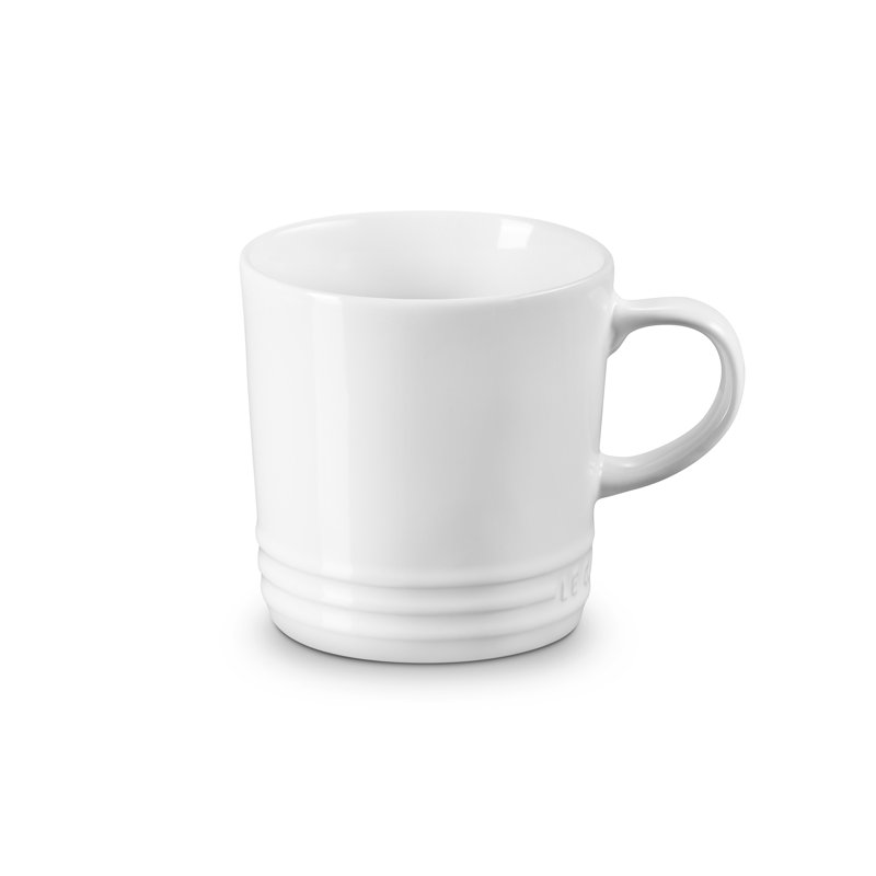 Le Creuset London Coffee Mug, 350ml, White
