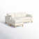 Canapé modulaire à méridienne rembourré 2 pièces Pera
