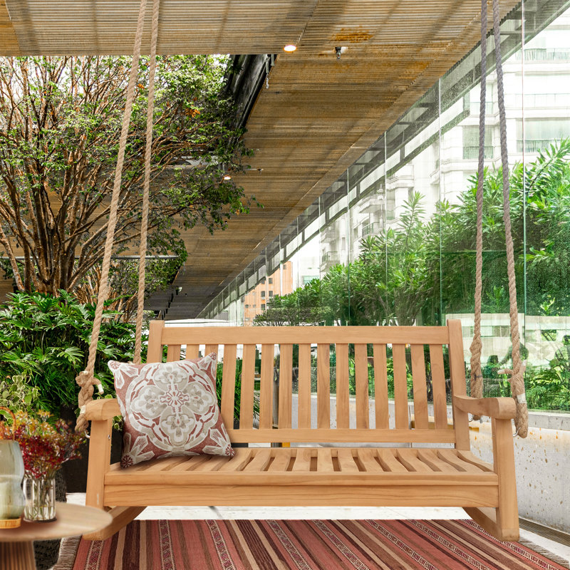 Hazen 2 Person Teak Porch Swing