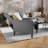 Faux Leather Recliner-95896826