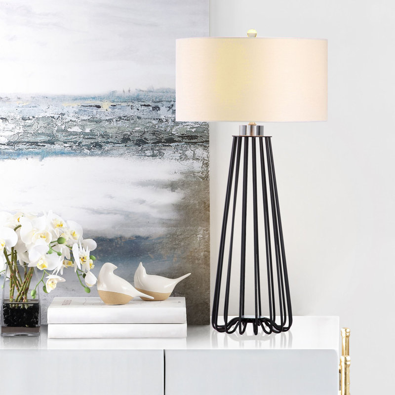 Ensemble de lampes de table blanches 33 po Anchondo