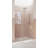 Halo 53.75 in. x 78 in. Frameless Glass Hinge Shower Door-16258039