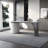 Modern Minimalist Grey Rectangular Office Desk-110366724