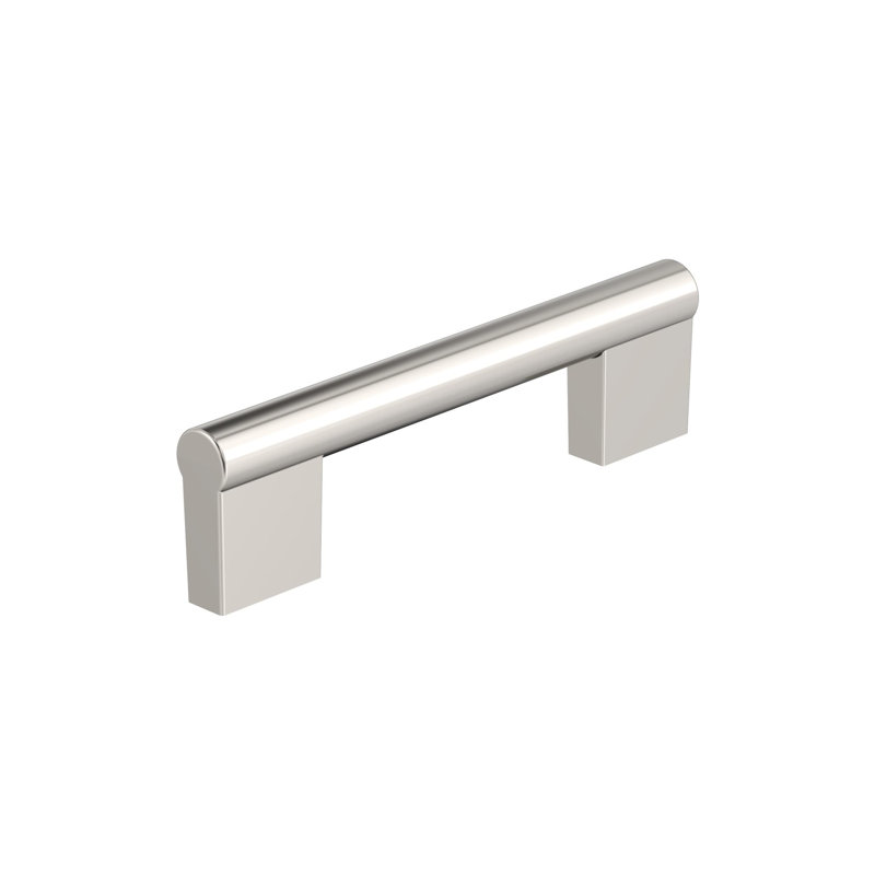 Poignée d'armoire de centre à centre Versa (128 mm) - paquet de 10, Nickel poli, 3 3/4"