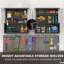 Armoire murale 2 portes avec tablettes réglables-131644375