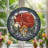 Sleeping Fox Stained Glass Window Panel，12"H-423995266