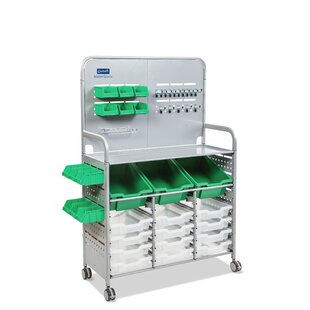 Copernicus BB005-9-C Clear Stem Storage Cart