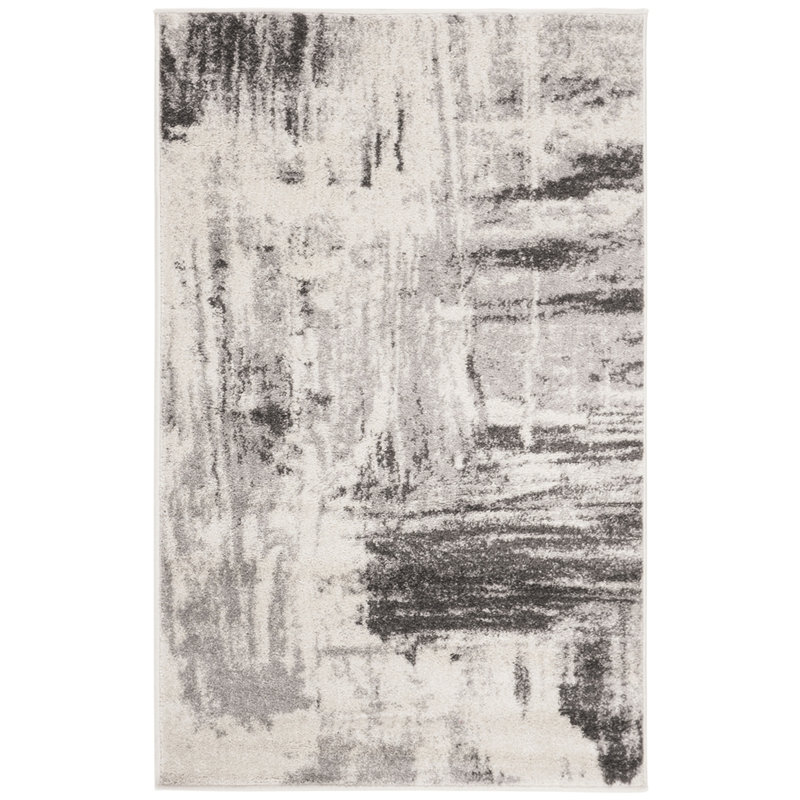 Shelby Abstract Hand Woven Area Rug, Rectangle 91 x 152 cm