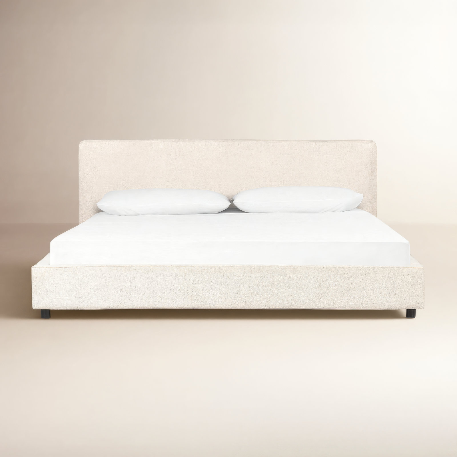 Jerri Upholstered Bed, Plushtone Linen, King