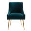 Chaise d'appoint en velours l 22 po Johileny-1011543627