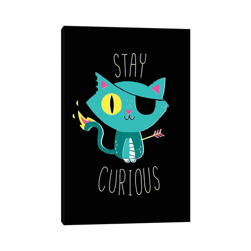 Stay Curious by Michael Buxton - Wrapped Canvas Print, 66.04 cm H x 45.72 cm W x 1.91 cm D