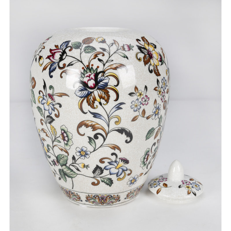 Gainesville 11'' Porcelain Ginger Jar