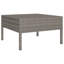 Ensemble de canapé de jardin extérieur en polyester et polyester