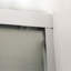 Cabine de douche coulissante demi-cadre l 48 po x H 76 po, 5/16 po (8 mm), argent brossé-123210050